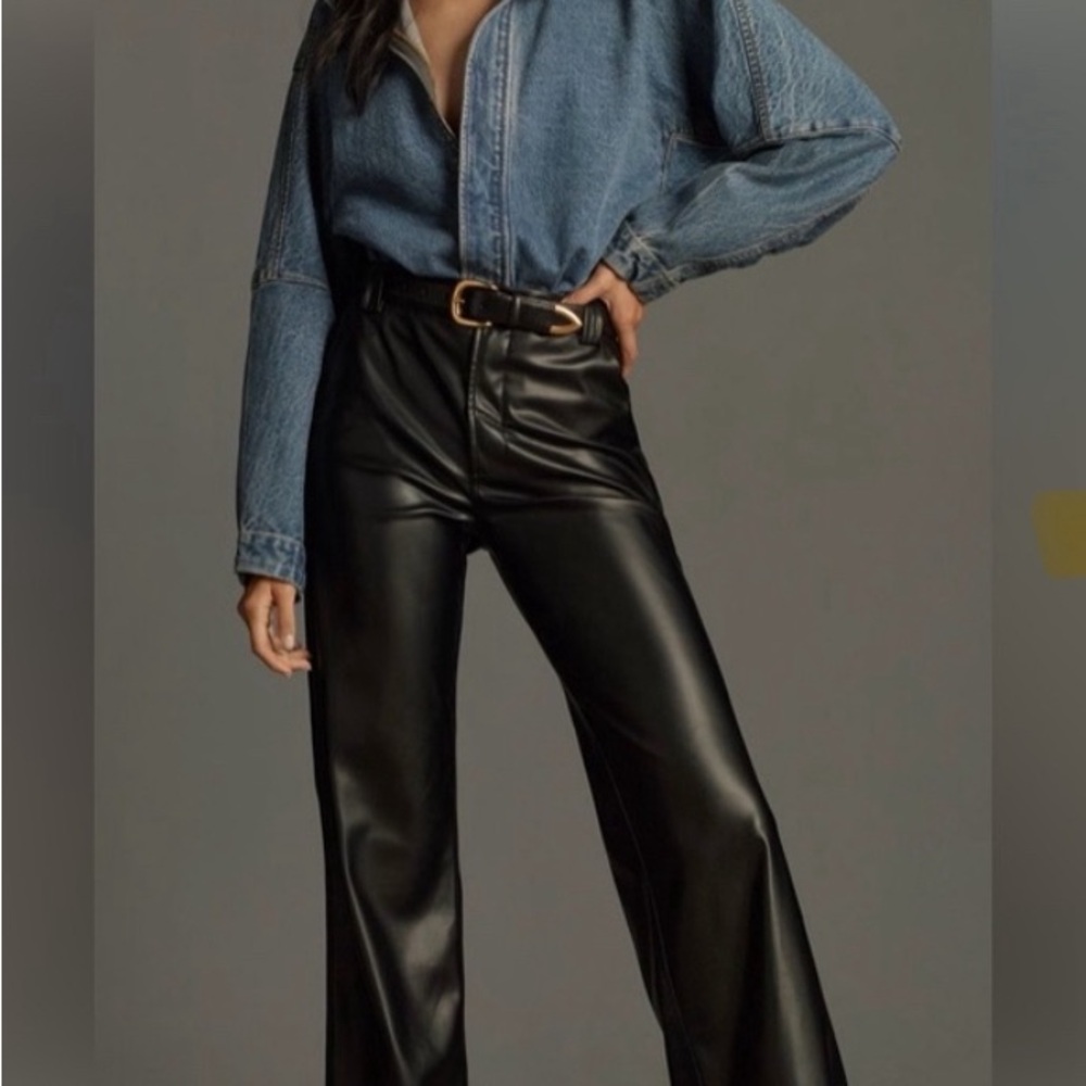 Joe's Jeans Black Straight Leg Pants